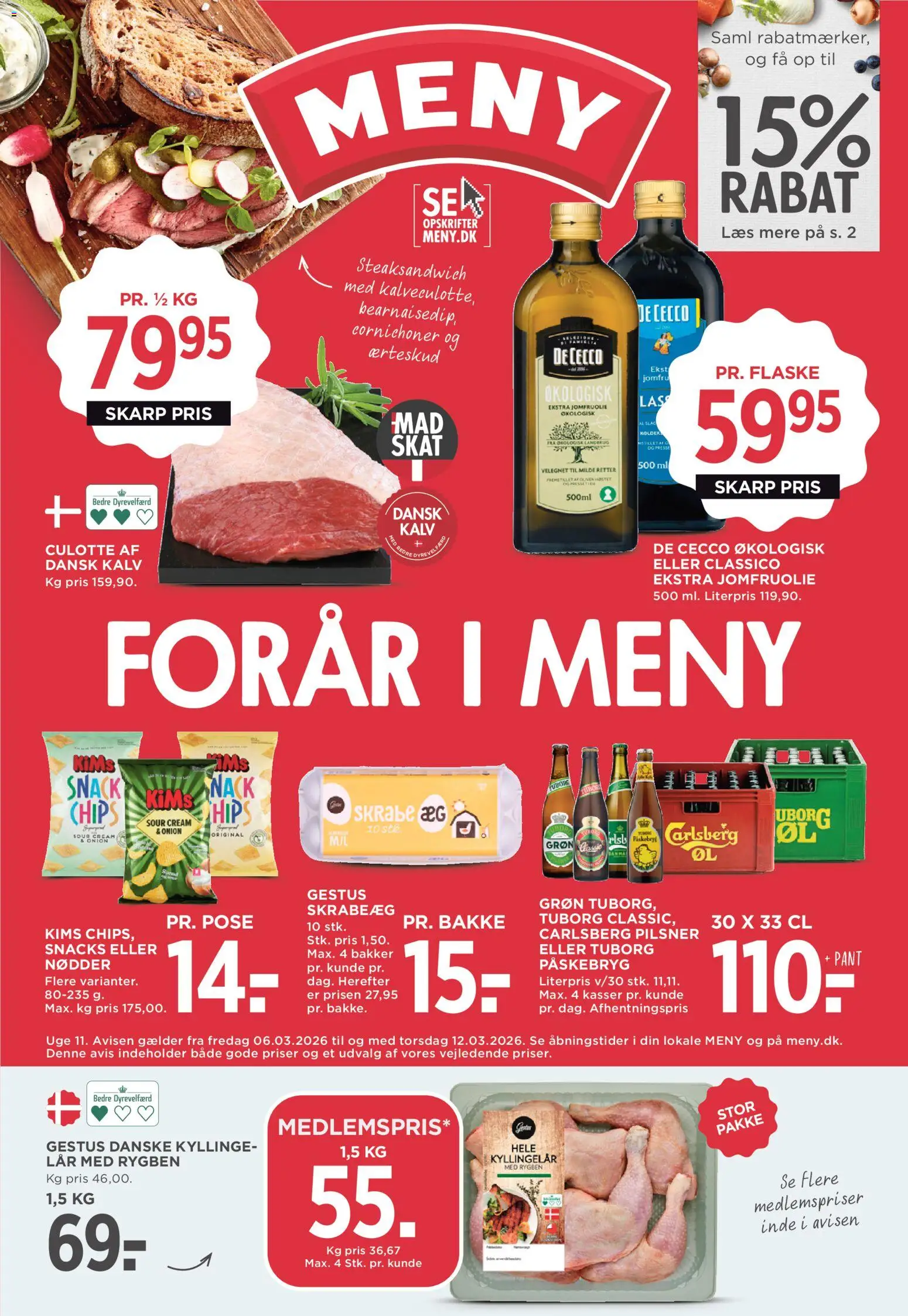 Eksempel på tilbudsavis Meny - Tilbudsavis uge 11 fra butik Meny gyldig fra 06/03/2026