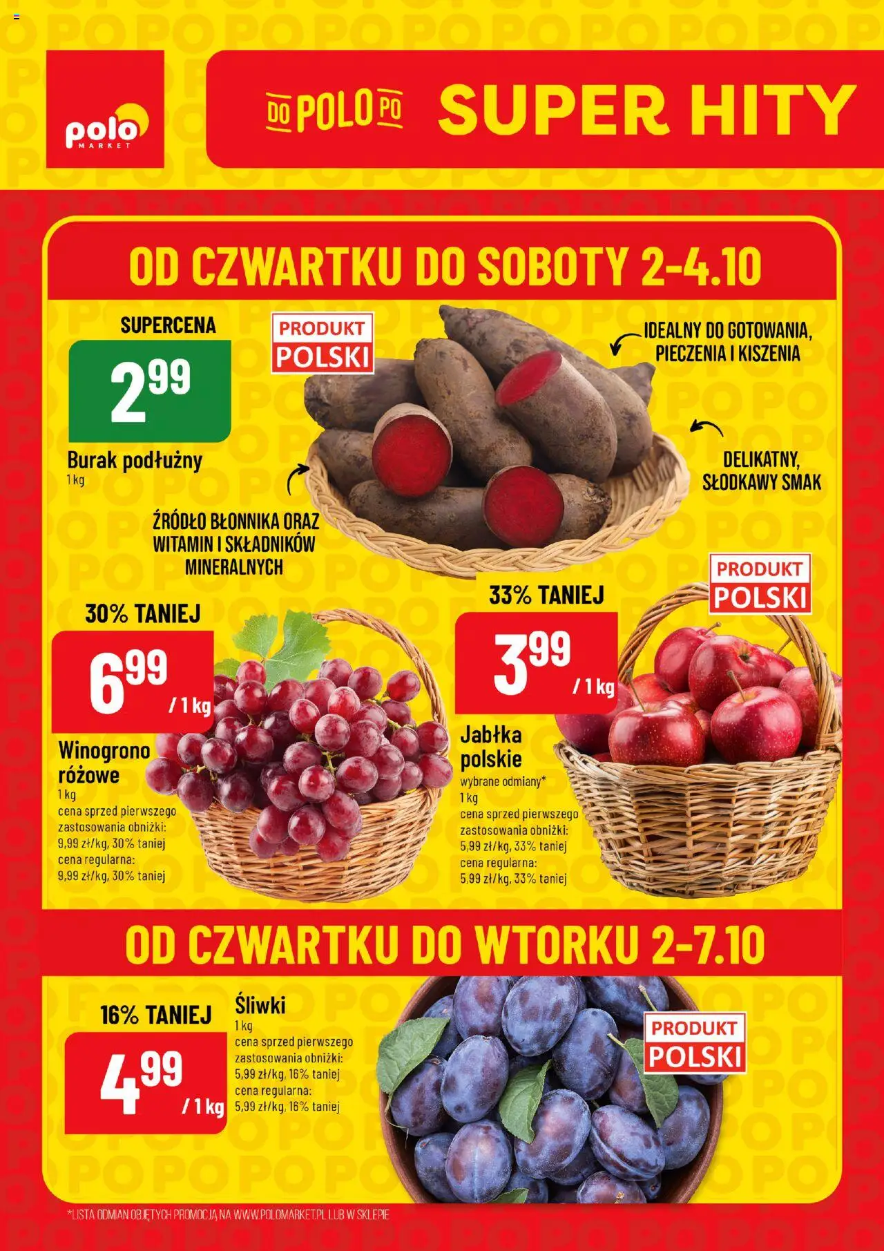 POLOmarket gazetka promocyjna (02.10.2025) - Nowa ulotka - Numer strony 1