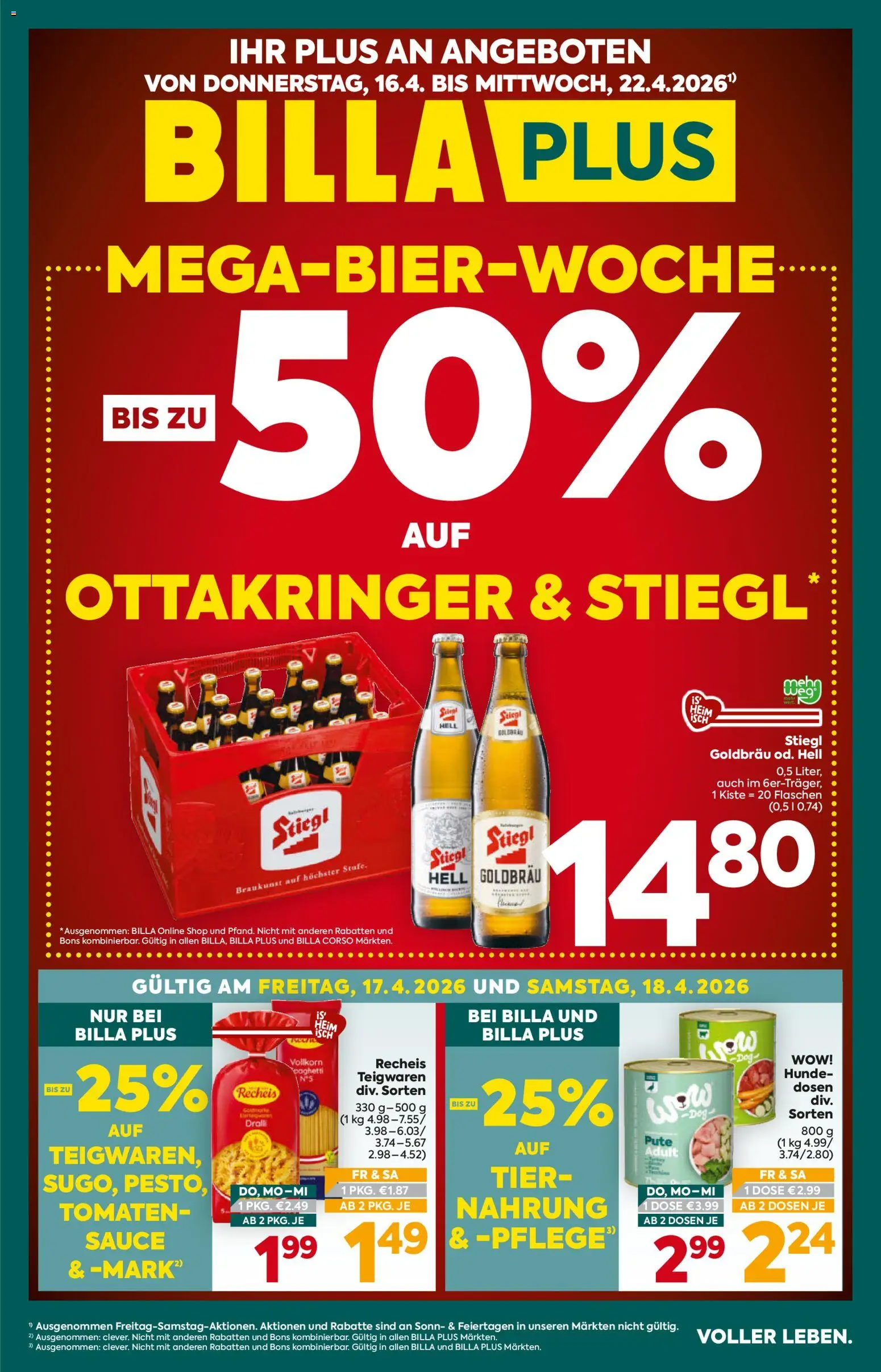 Vorschau der Angebote: Billa Plus Billa Plus Flugblatt gültig ab 16.04.2026