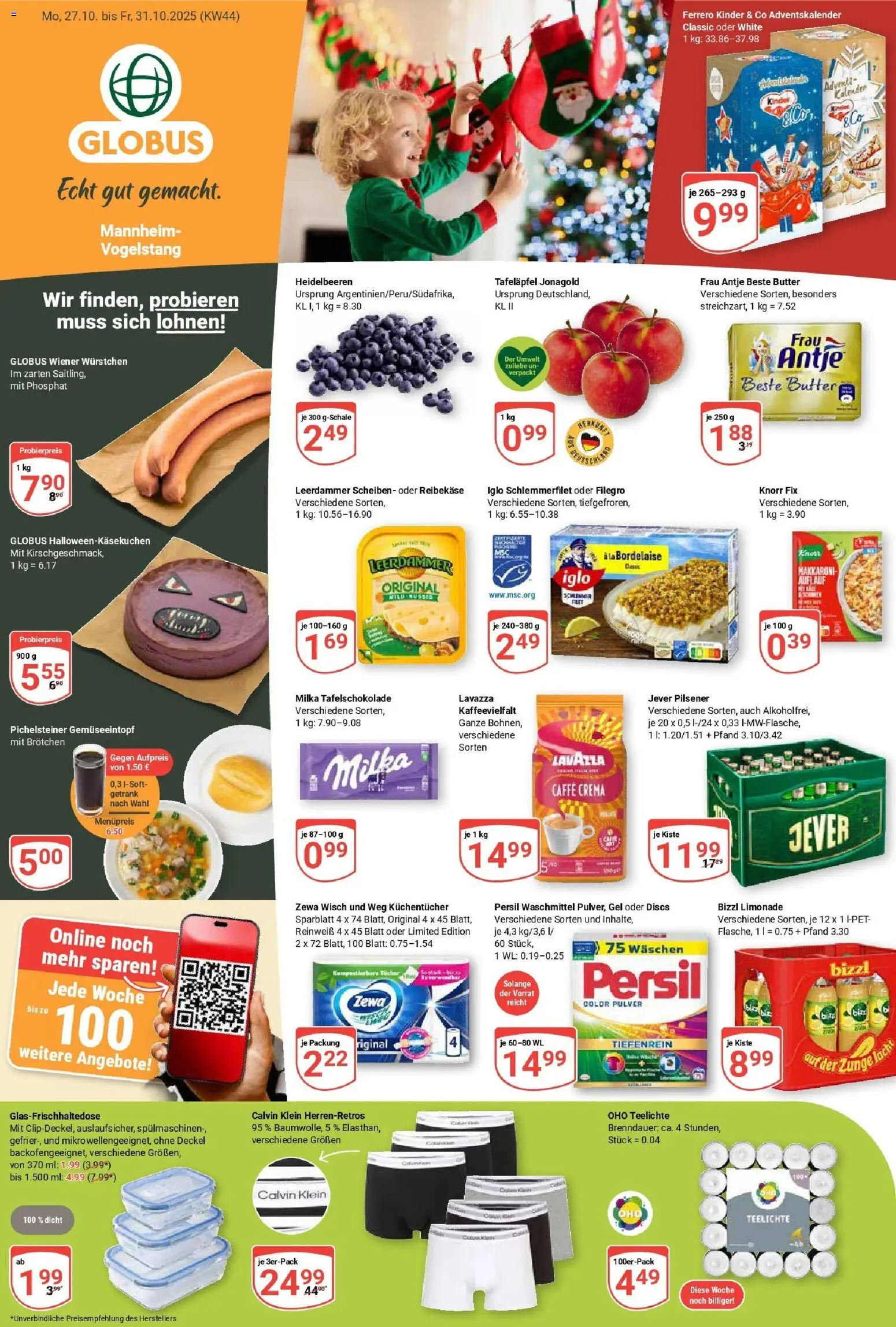 Vorschau von dem Prospekt des Geschäftes Globus, gültig ab dem 26.10.2025