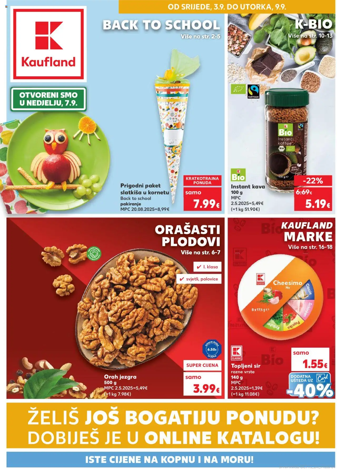 Kaufland aktualni Slavonski Brod vrijedi od 03.09.2025 - tjedna akcija broj stranice 1