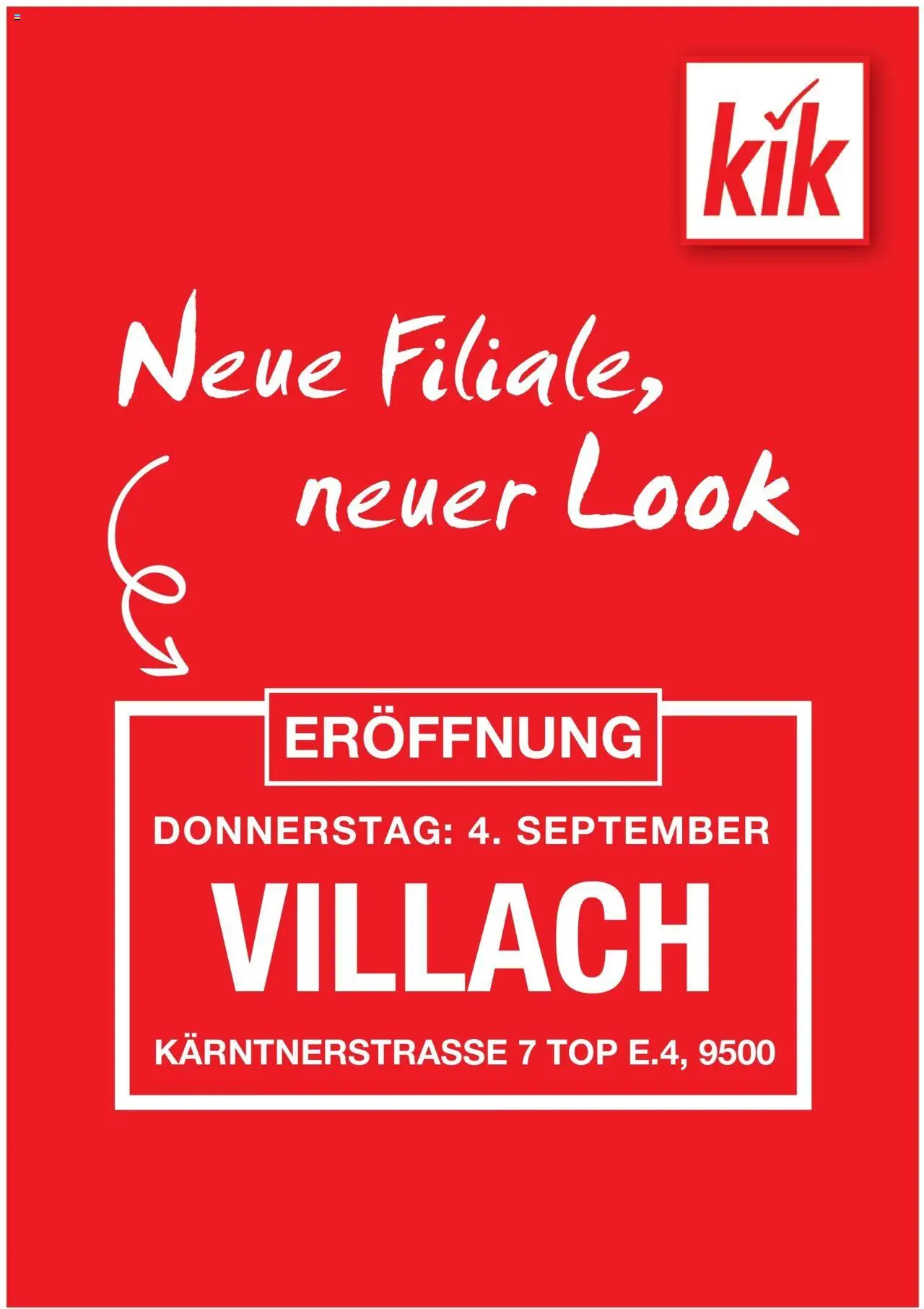  KIK Prospekt 04.09.2025 - Flugblatt, Angebote - Seite 1