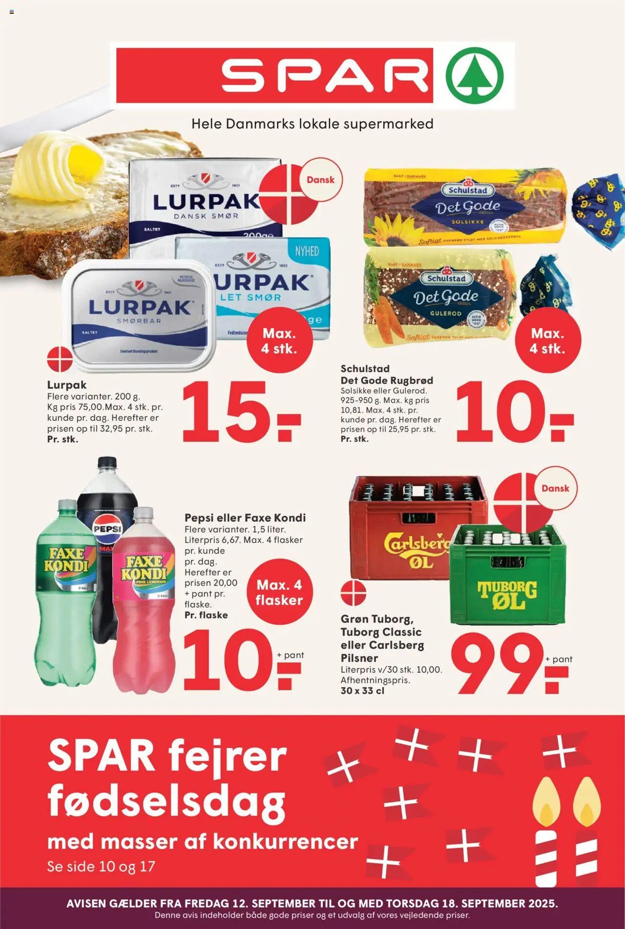 Spar tilbudsavis gyldig fra 12/09/2025 - side 1