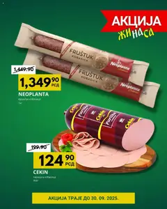 Pregled ŽINASA kataloga - važi od 01.09.2025