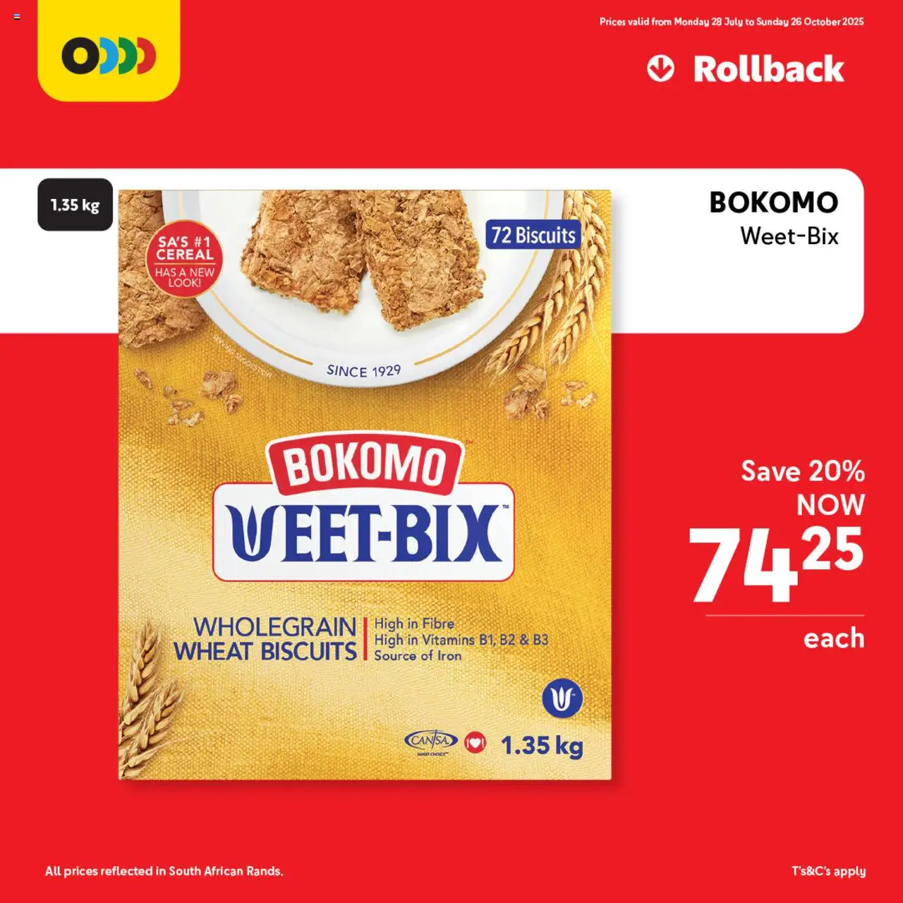 Makro Price Rollback Breakfast from 28/07 - 26/10/2025 > Promotions