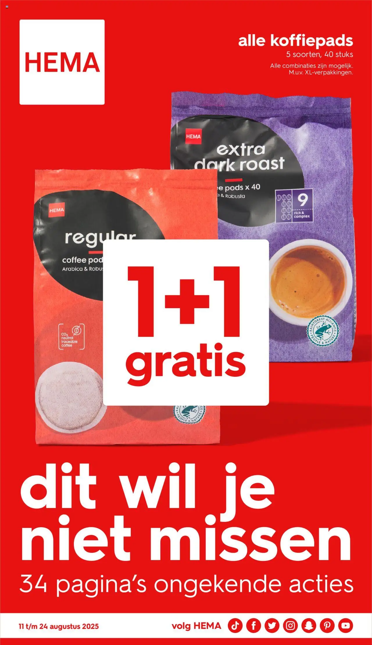 Hema shop Folder week 33-34 geldig vanaf 11-08-2025 - Paginanummer 1