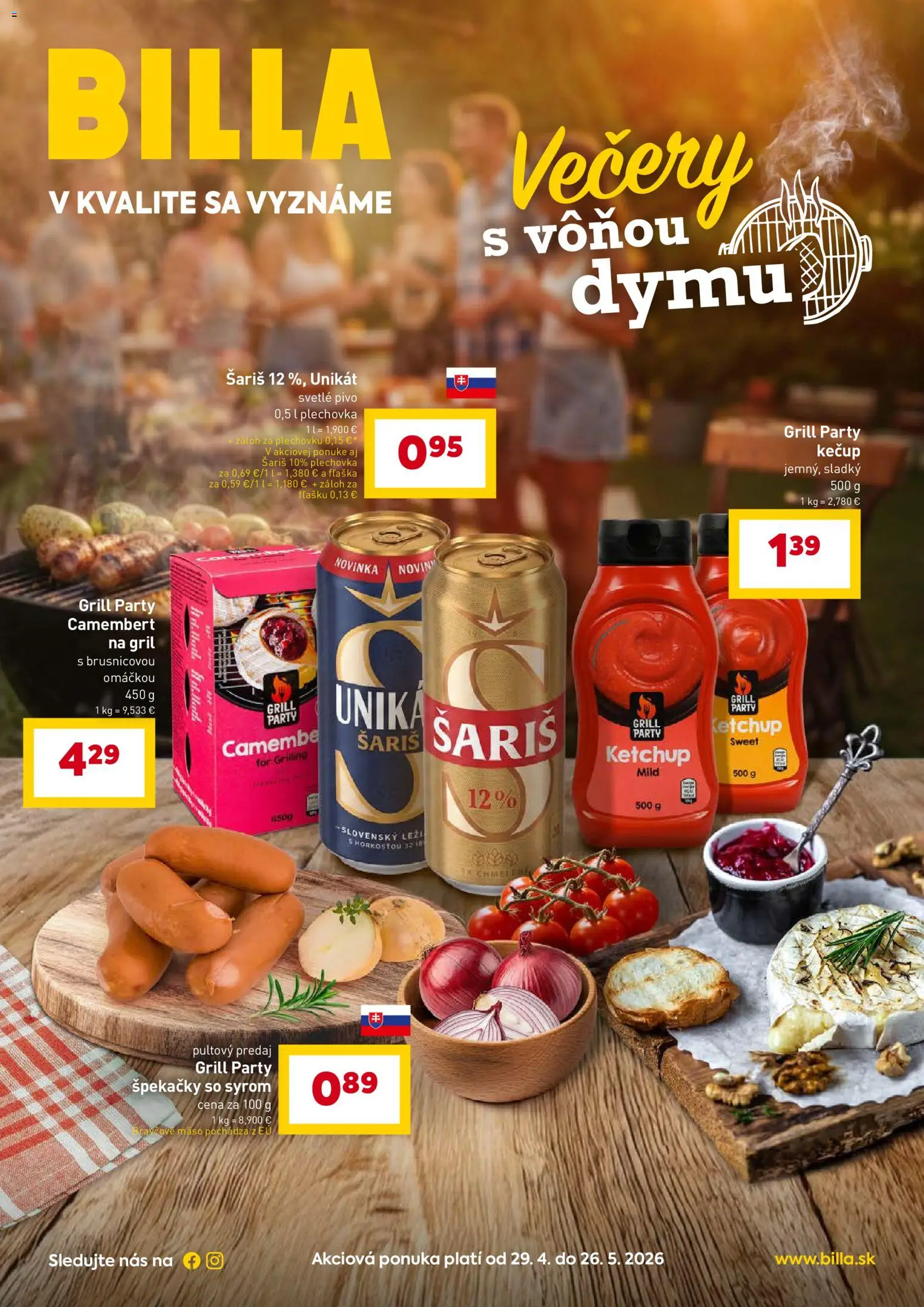 Náhľad Billa letáku platného od 29.04.2026