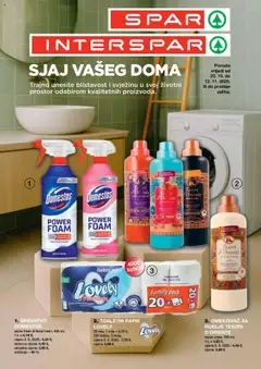 Pregled letka Sjaj vašeg doma trgovine Interspar vrijedi od 23.10.2025