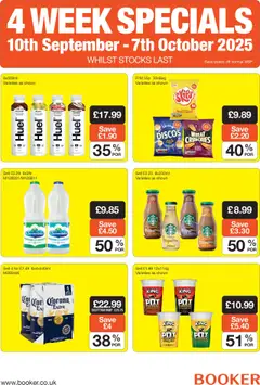 Preview of Booker Wholesale National Promotions valid from 10/09/2025