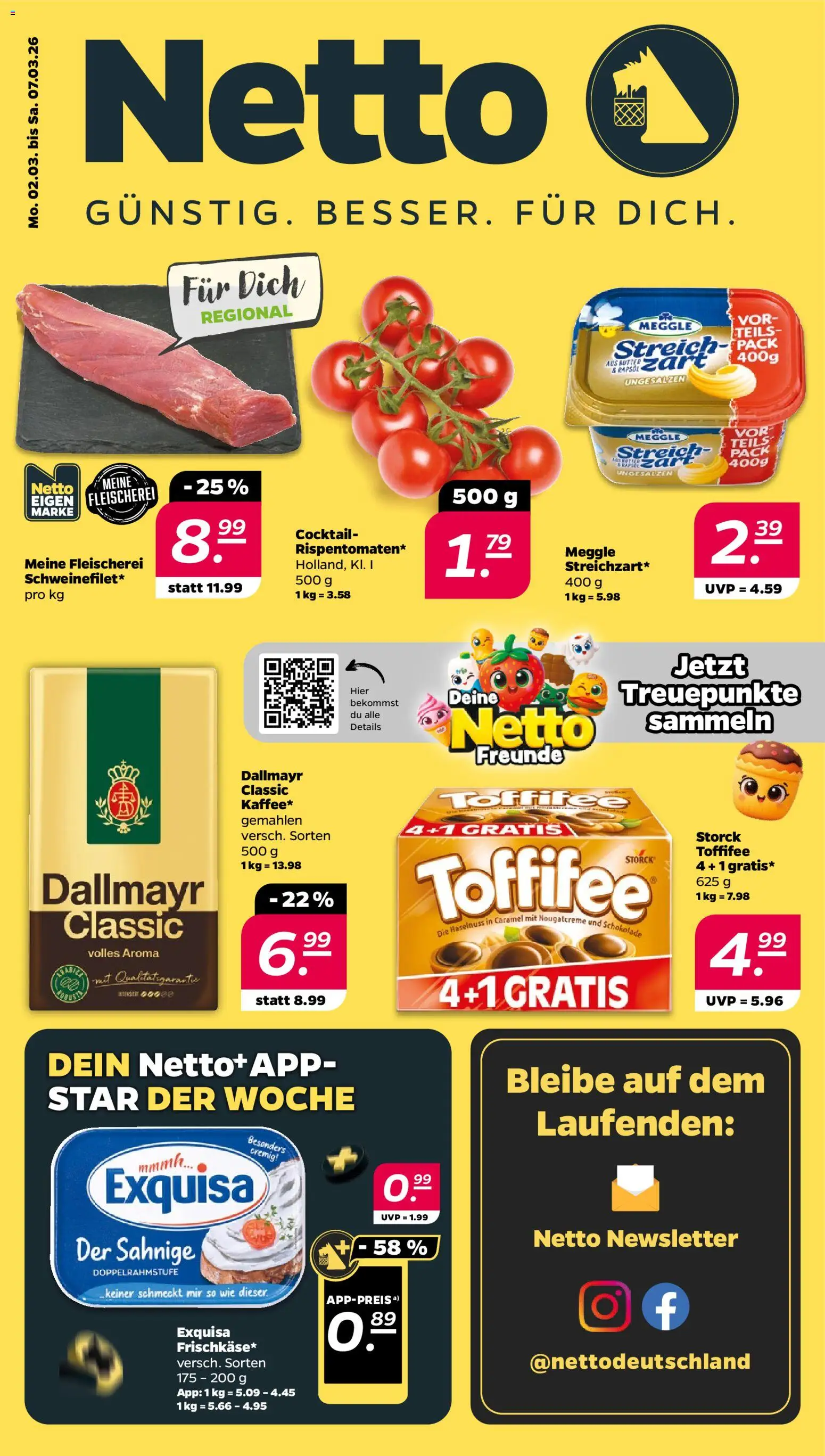 Vorschau von dem Prospekt des Geschäftes Netto, gültig ab dem 02.03.2026
