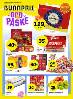 Forhåndsvis Bunnpris kundeavis fra butikk Bunnpris gyldig fra 16/03/2026
