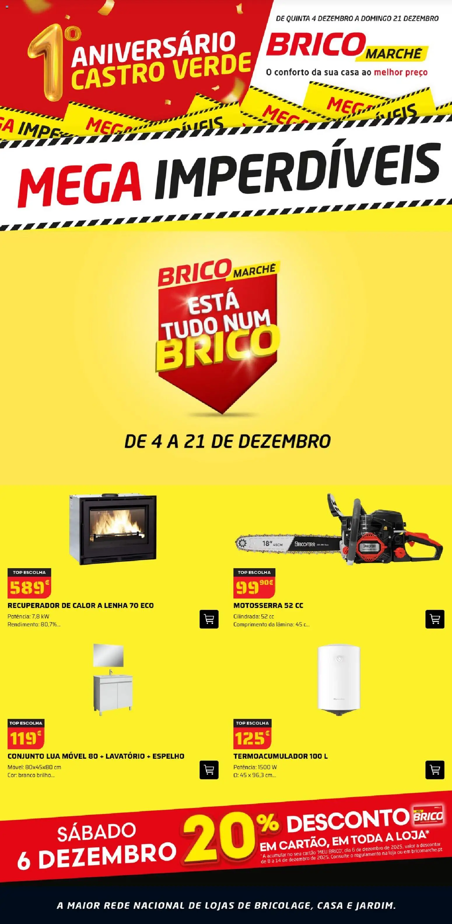 Pré-visualização do folheto da loja BricoMarché válida a partir de 04/12/2025