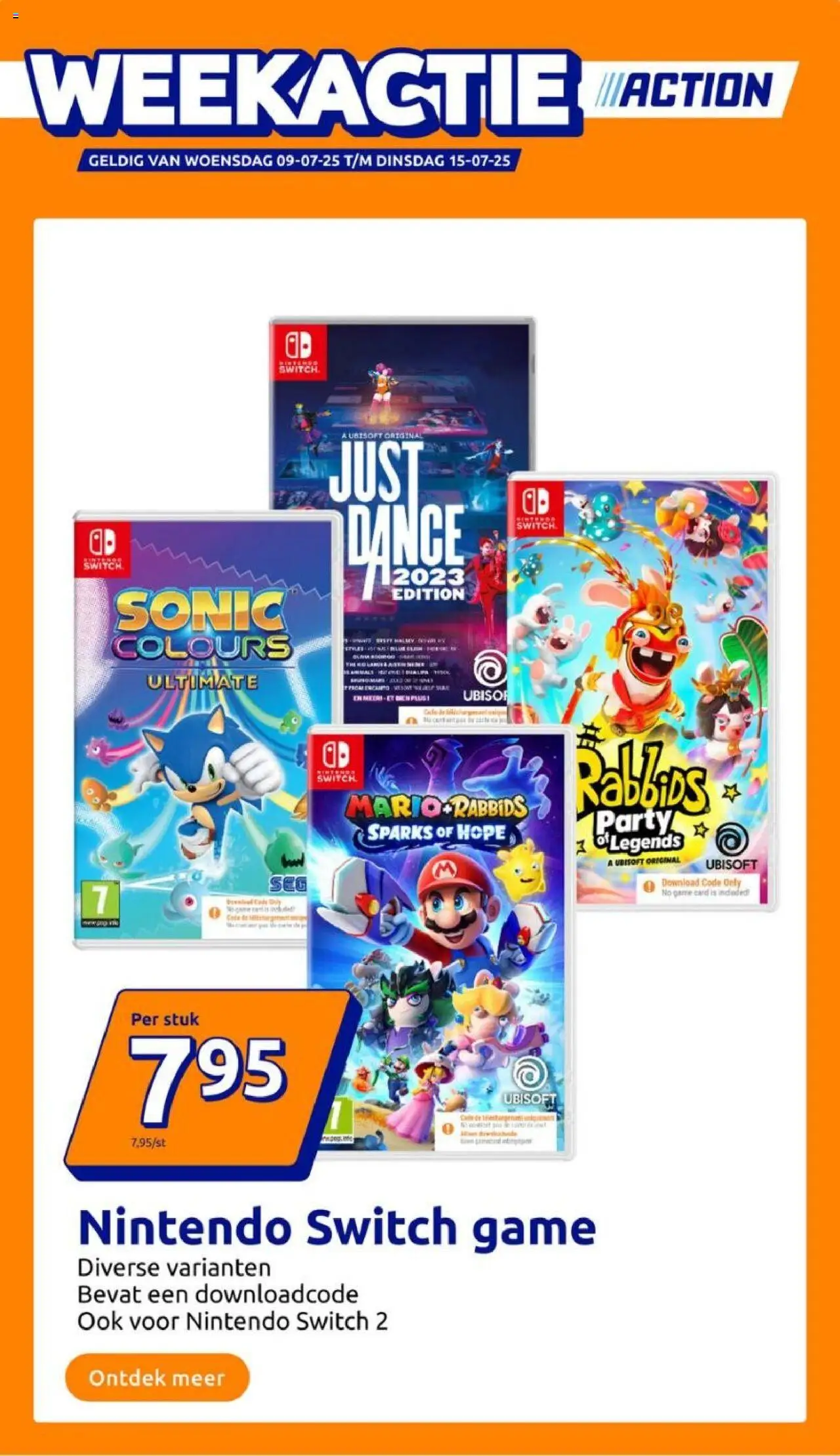 Action shop Folder week 28 geldig vanaf 09-07-2025 - Paginanummer 1 - Nintendo Switch