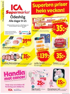 Förhandsgranska reklamblad Ödeshög från butik ICA Supermarket gäller från 13/10/2025