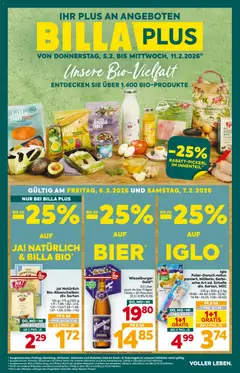 Vorschau der Angebote: Billa Plus Flugblatt gültig ab 05.02.2026