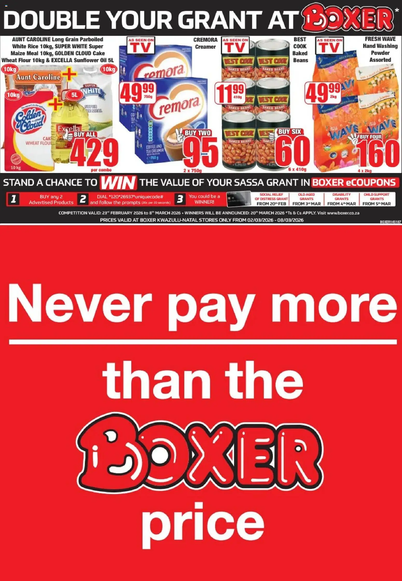 Preview of Boxer flyer valid from 02/03/2026