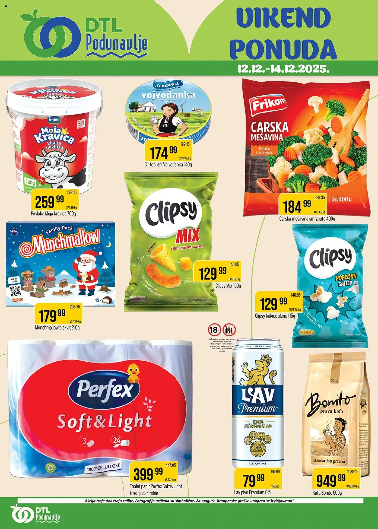 Pregled Podunavlje kataloga - važi od 12.12.2025