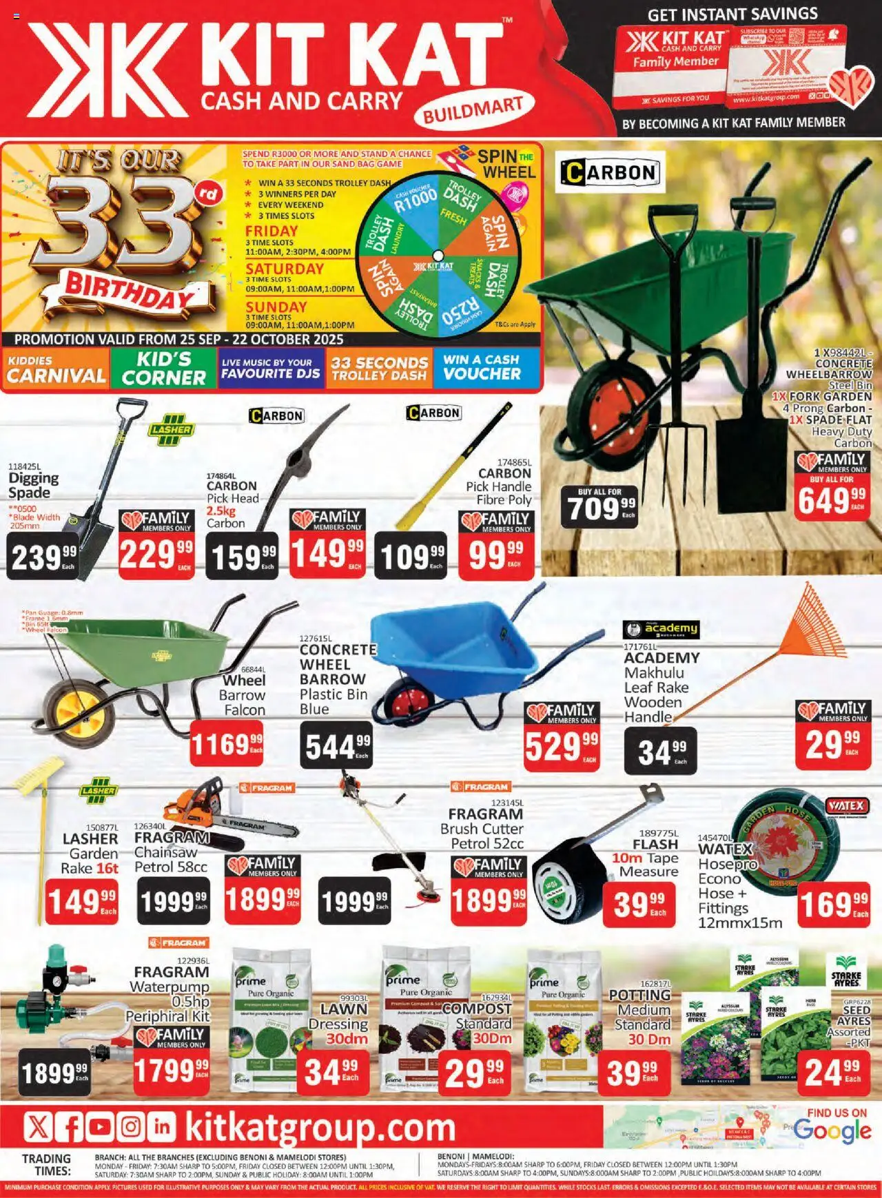 KIT KAT Cash & Carry Buildmart - Spring Leaflet from 25/09 - 22/10/2025 > Promotions
