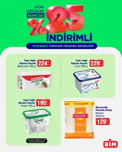 BİM %25 İndirim 13.02.2026 - Broşürünün önizlemesi
