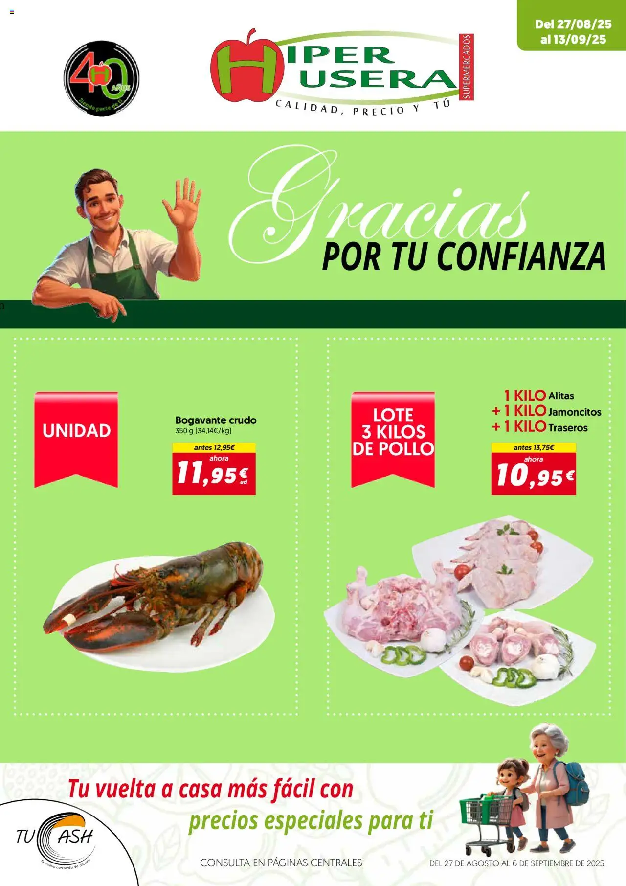 Hiper Usera Folleto > 27/08 - 13/09/2025 > Ofertas