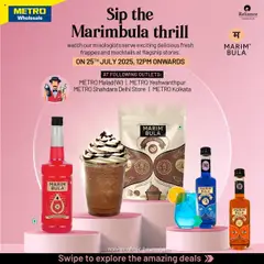 Preview of leaflet Marimbula from store Metro is valid from 25/07/2025