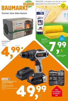 Vorschau von dem Prospekt des Geschäftes Globus Baumarkt, gültig ab dem 08.02.2026