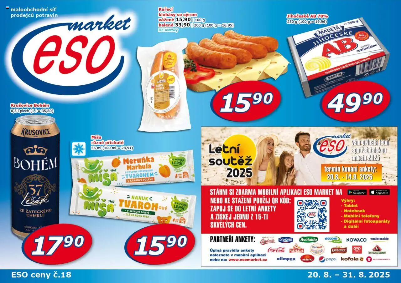  Eso market Leták (20.08.2025 - 31.08.2025)