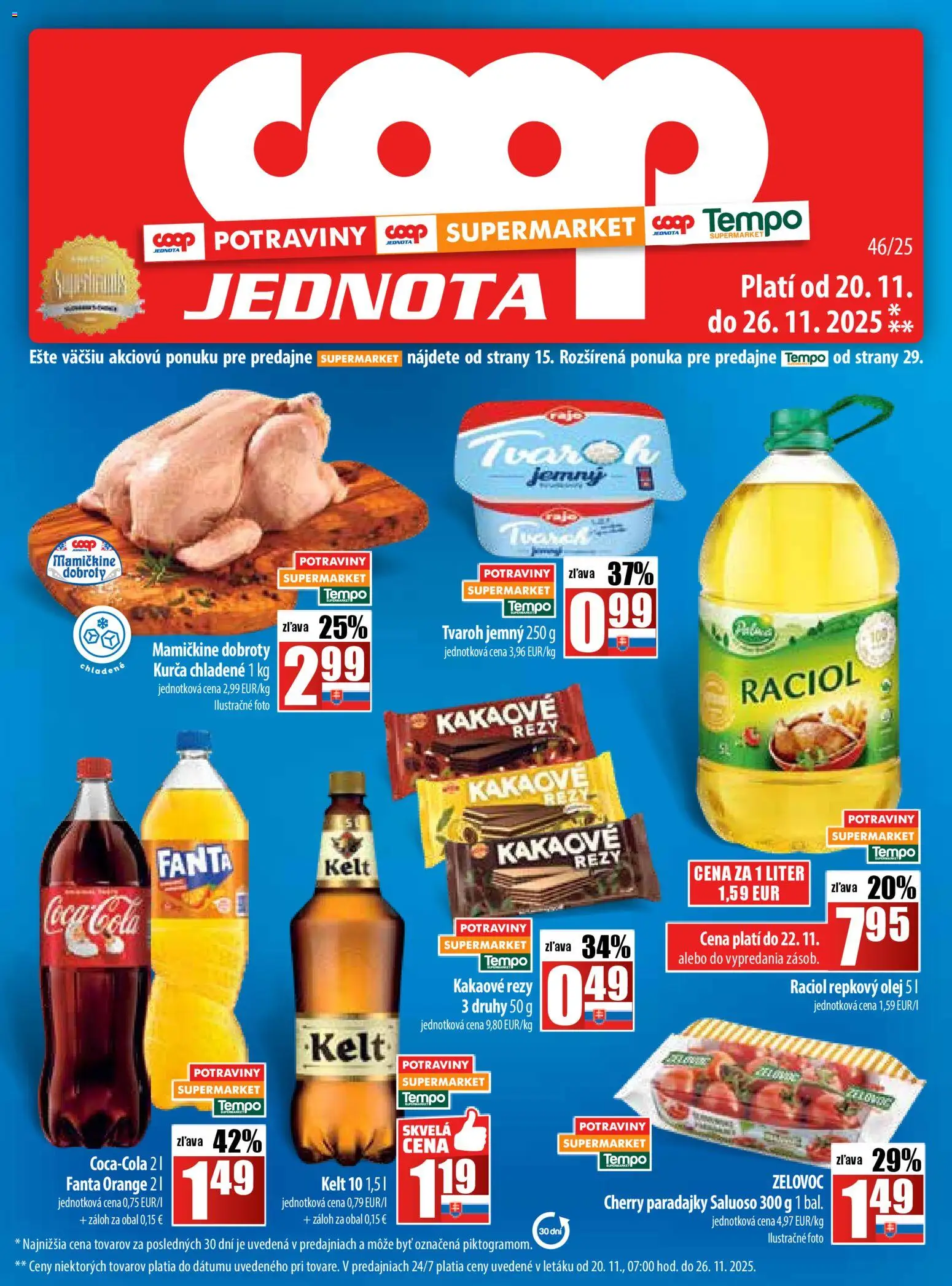 Náhľad COOP Jednota letáku platného od 20.11.2025