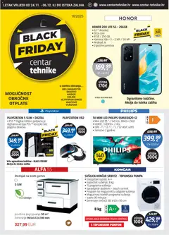 Pregled letka Katalog Black Friday trgovine Centar Tehnike vrijedi od 24.11.2025