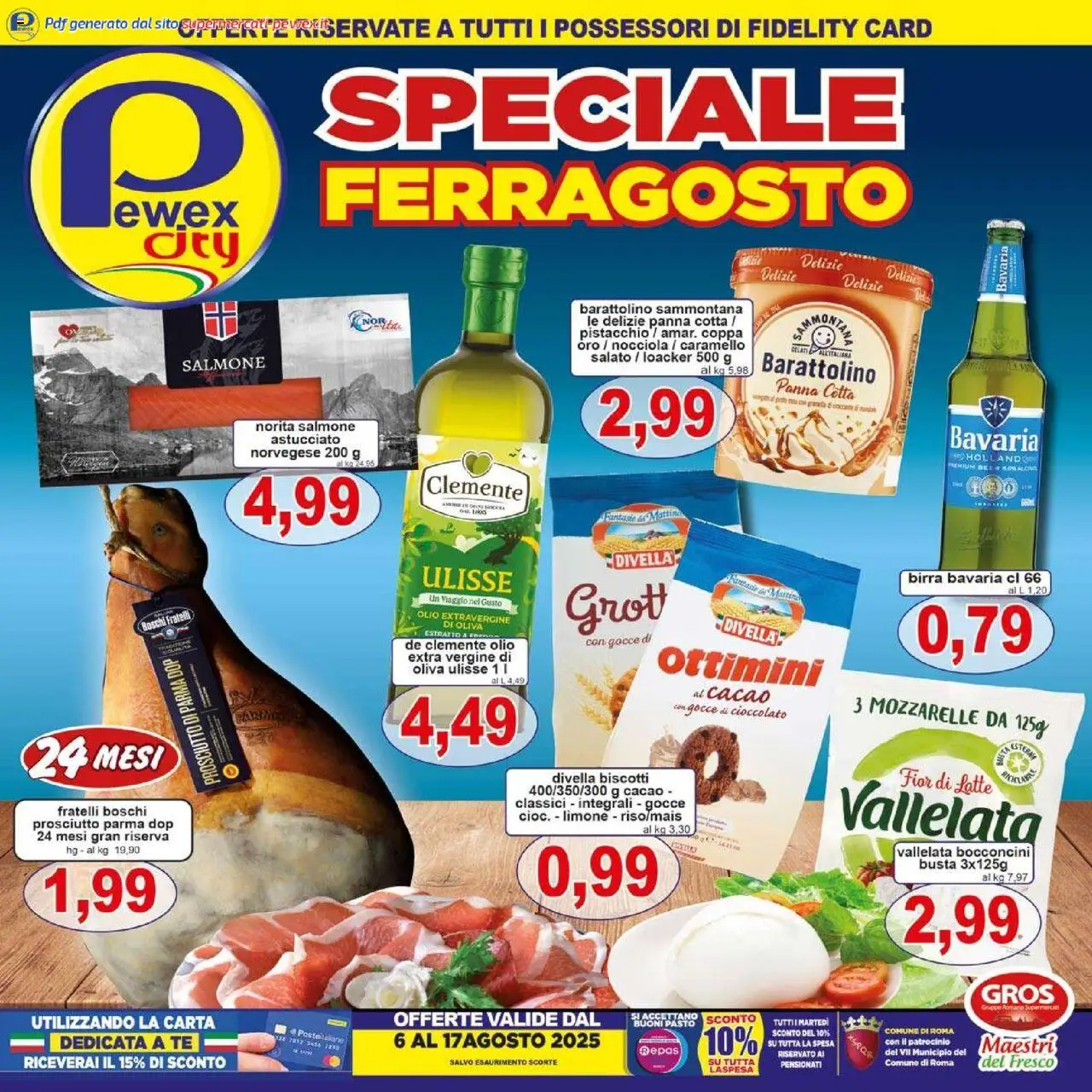Volantino Pewex valido da 06/08/2025 numero di pagina 1