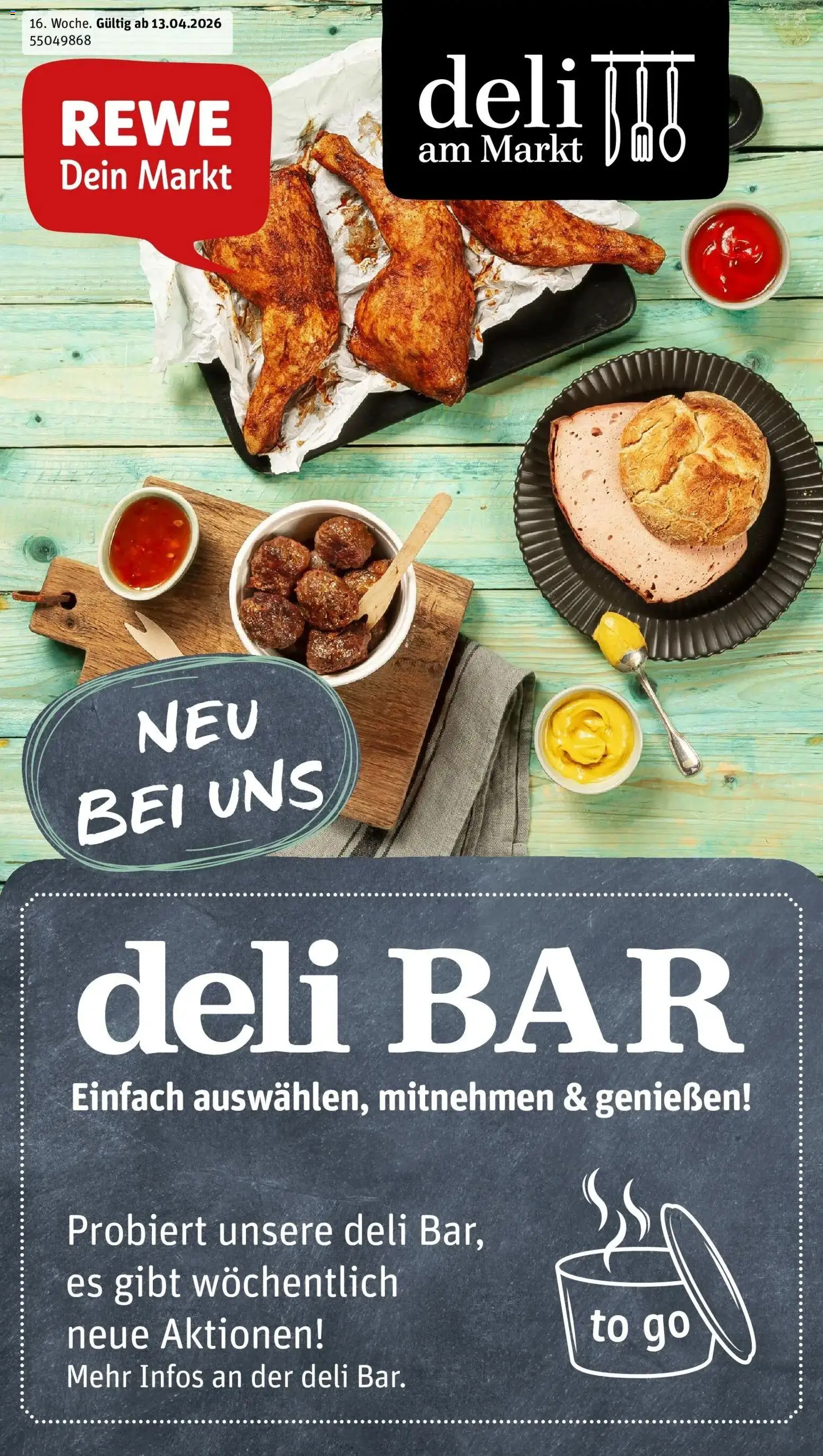 Vorschau von dem Prospekt des Geschäftes Rewe, gültig ab dem 12.04.2026