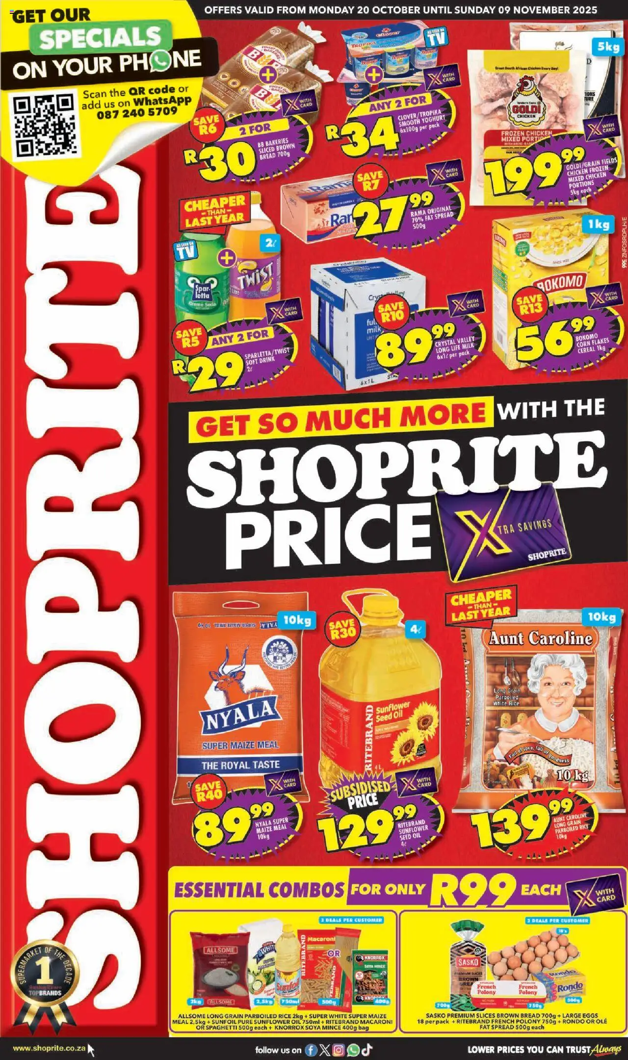 Shoprite KwaZulu-Natal - Shoprite Price 20/10 - 09/11/2025 >> Catalogue
