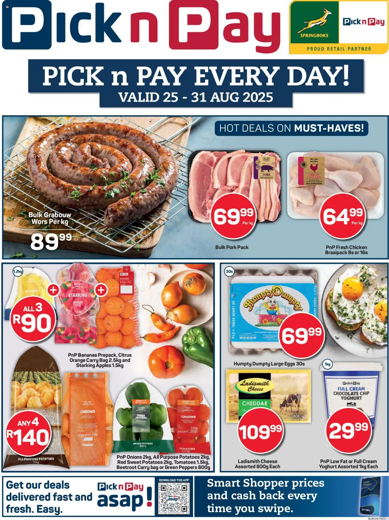 Pick n Pay Western Cape - Weekly Specials from 25/08 - 31/08/2025 > Promotions