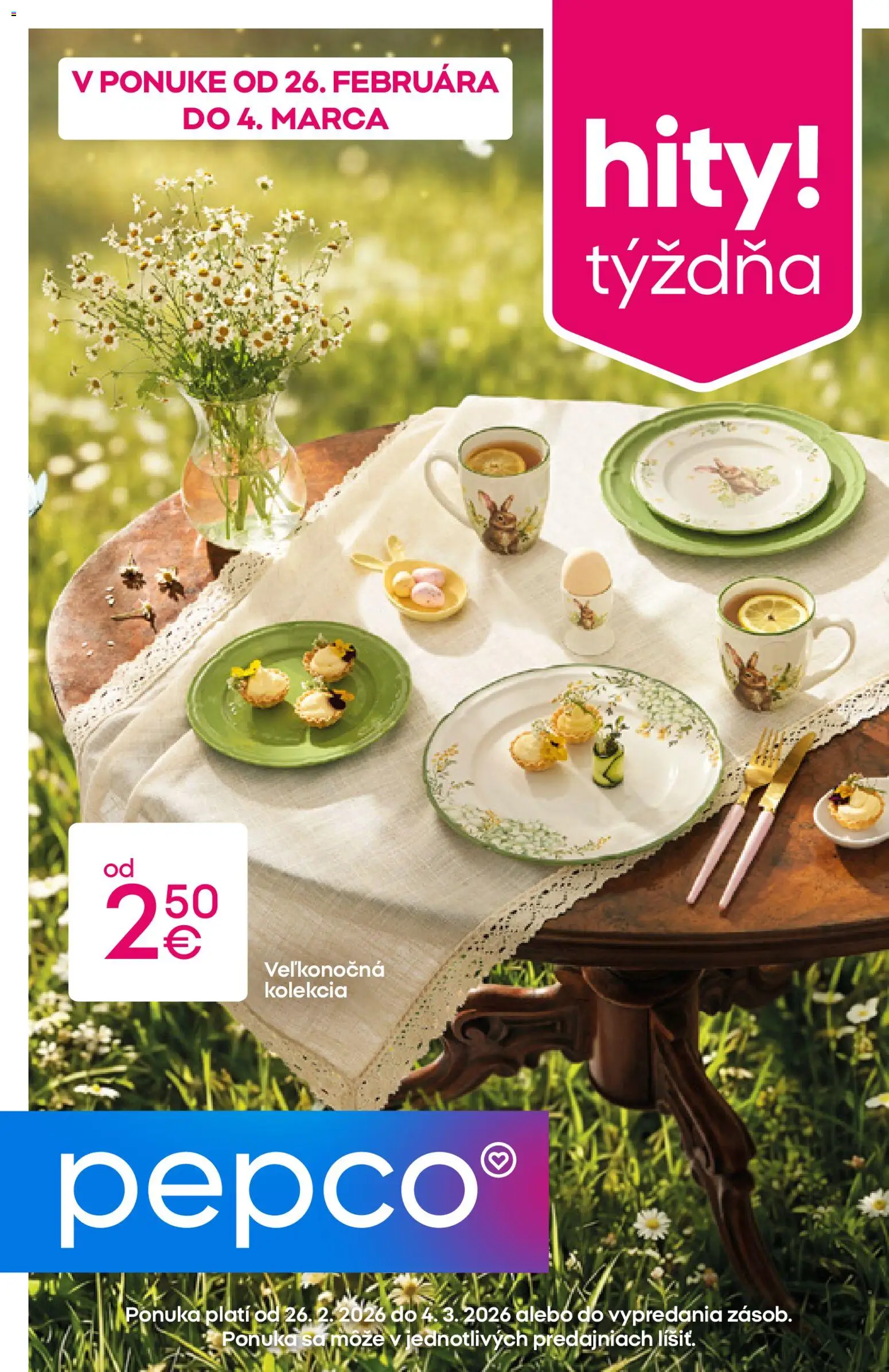 Náhľad Pepco letáku platného od 26.02.2026