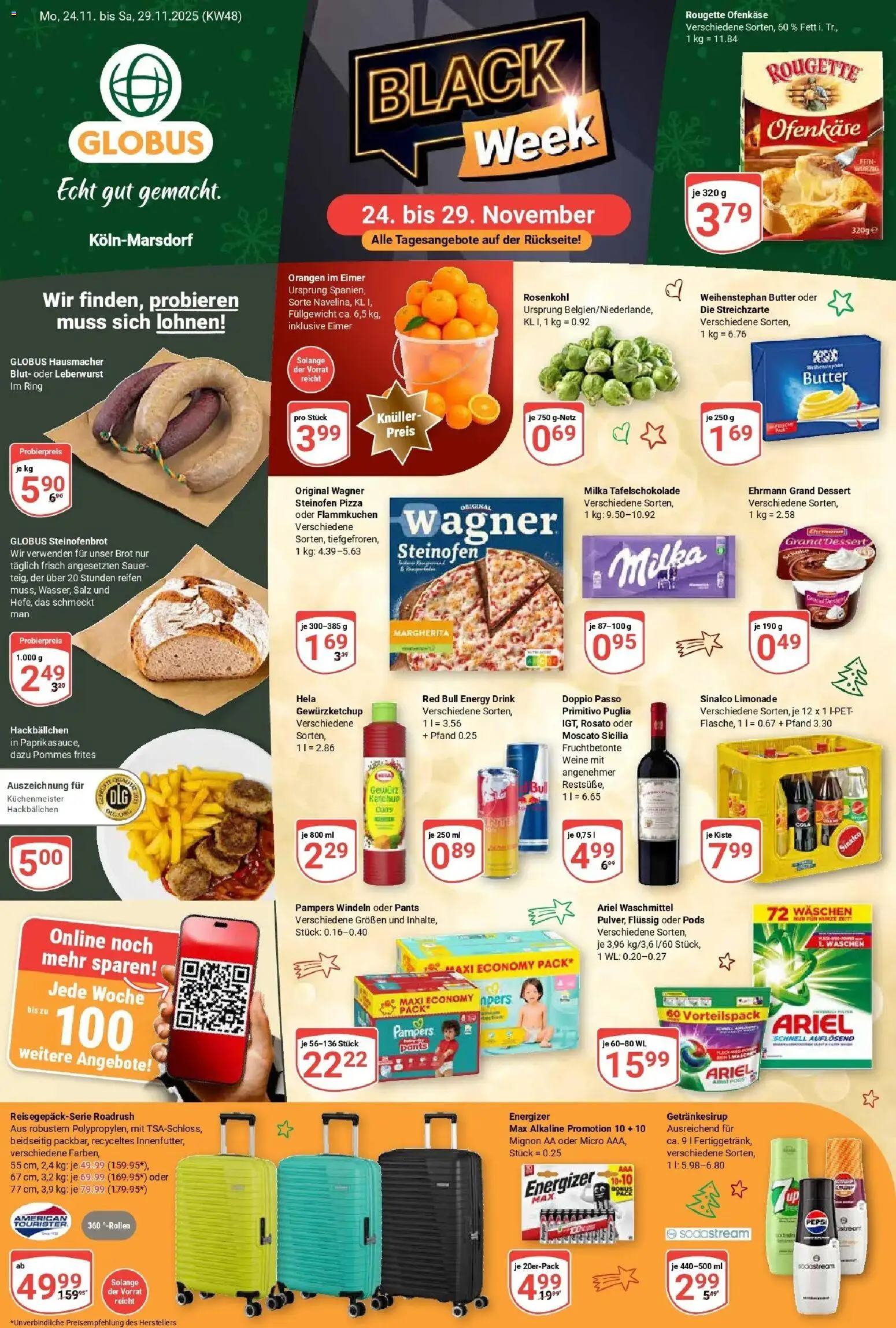 Vorschau von dem Prospekt des Geschäftes Globus, gültig ab dem 24.11.2025