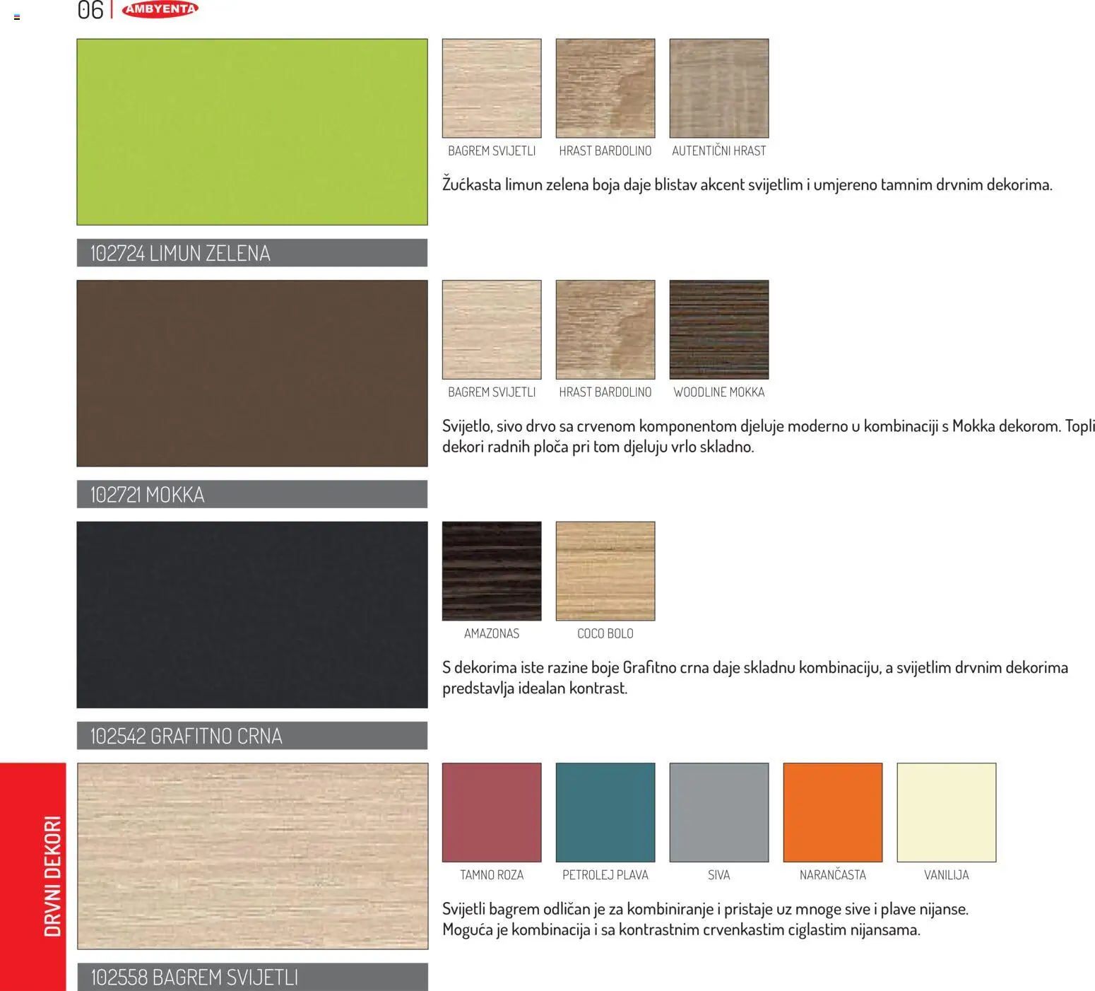 Pregled letka Katalog Preporučeni dekori trgovine AMBYENTA vrijedi od 2025.10.01