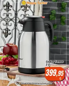 Happy Center İndirim - Cooker Termos 01.10.2025 - Broşürünün önizlemesi