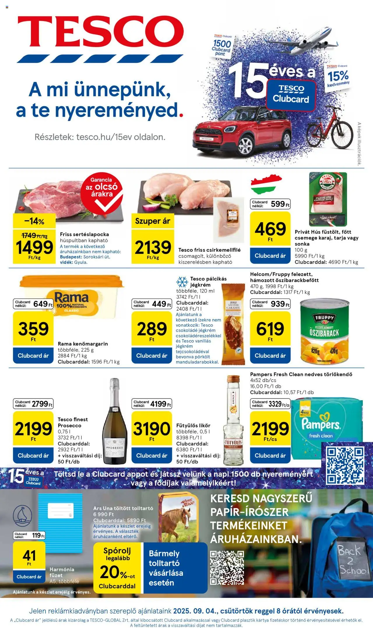 Tesco aktuális szórólap, érvényes 2025.09.04.-től - 1 oldal