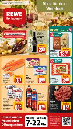 Vorschau von dem Prospekt des Geschäftes Rewe ihr Kaufpark, gültig ab dem 06.10.2025