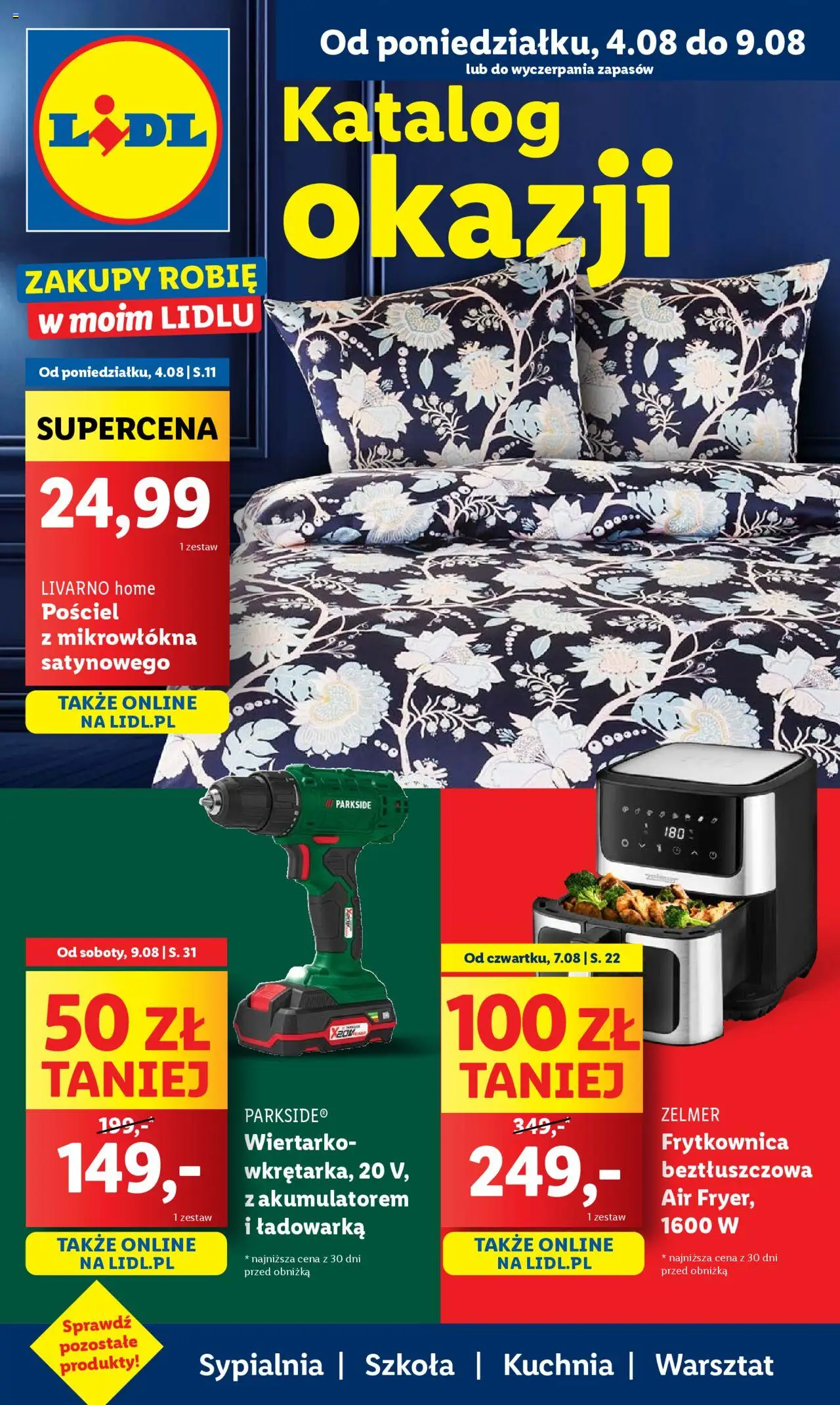 LIDL gazetka 04.08.2025 - 09.08.2025 - Najnowsza od czwartku - Numer strony 1