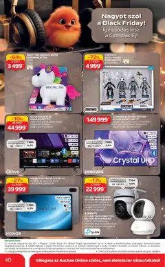 Auchan - Akciós újság Auchan megtekintése, amely érvényes 2025.11.06.-től | Oldal: 40