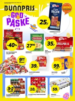 Forhåndsvis Bunnpris kundeavis fra butikk Bunnpris gyldig fra 30/03/2026