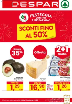 Anteprima dell'opuscolo Attuale volantino dal negozio Despar valido da 04/09/2025