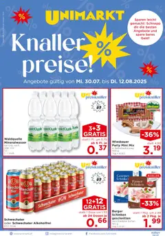 Vorschau der Angebote: Unimarkt Süd gültig ab 30.07.2025