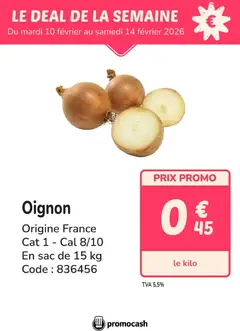 Prévisualisation de Deal de la semaine du magasin Promocash formulaire valide 10/02/2026