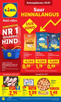 Lidl kliendilehe eelvaade alates 2026.01.19