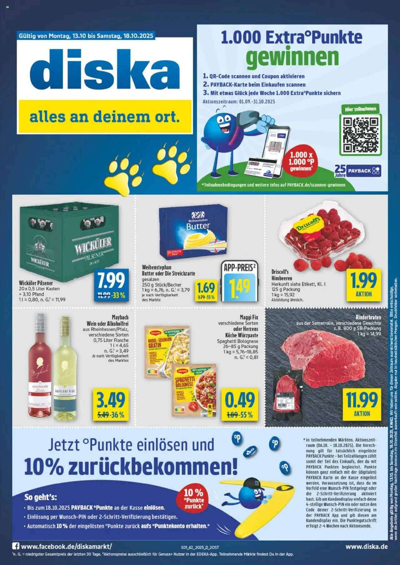 Diska diska Angebote Sachsen-Thüringen KW42 (vom 13.10.2025 - 18.10.2025)