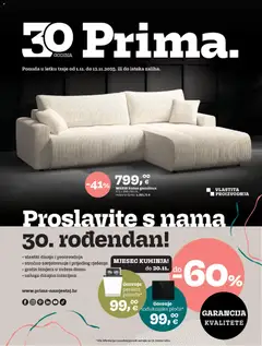 Pregled letka Katalog trgovine Prima vrijedi od 01.11.2025