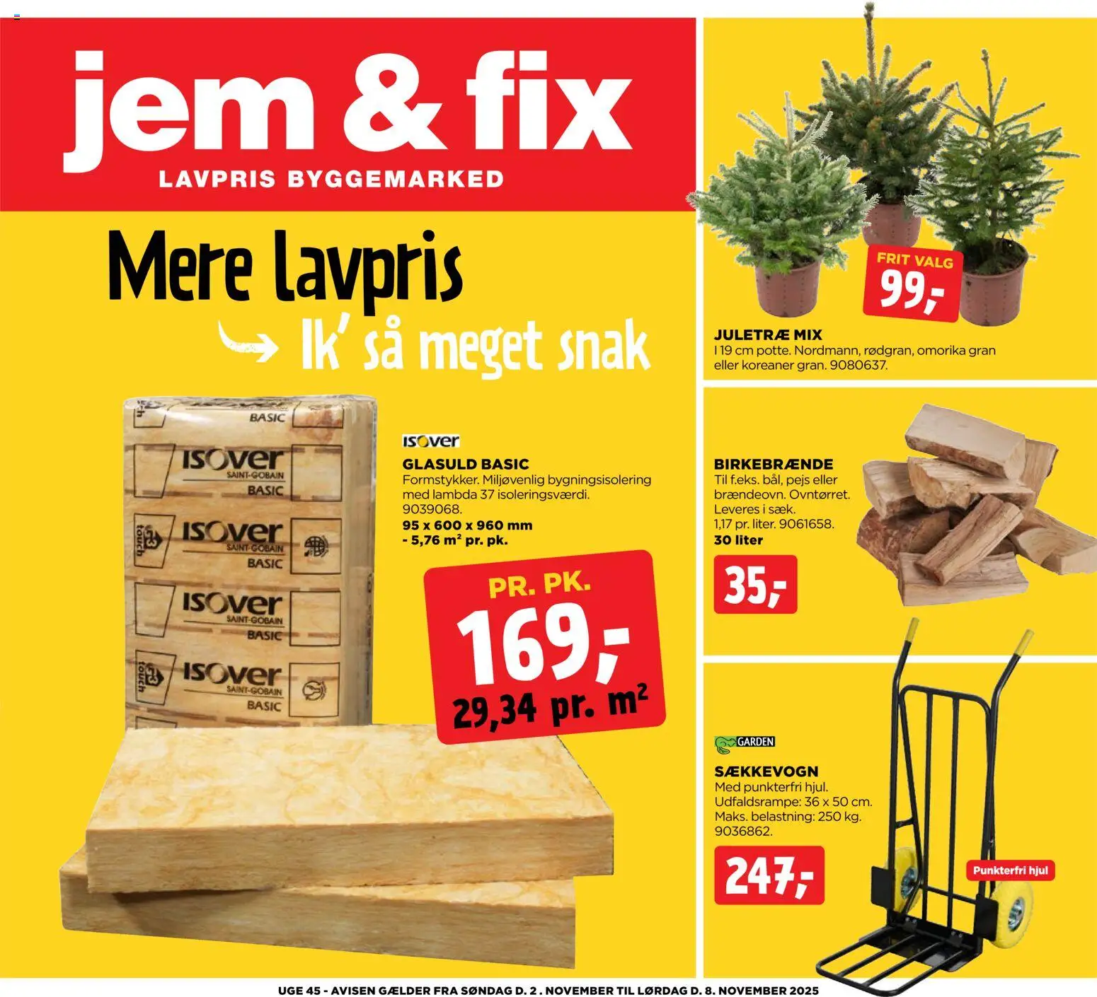 Eksempel på tilbudsavis Tilbudsavis fra butik Jem & fix gyldig fra 02/11/2025