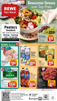 Vorschau von dem Prospekt des Geschäftes Rewe, gültig ab dem 05.04.2026
